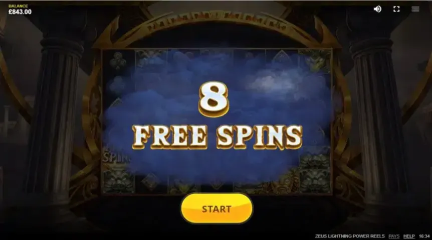 Zeus Lightning Power Reels slot screenshot 4