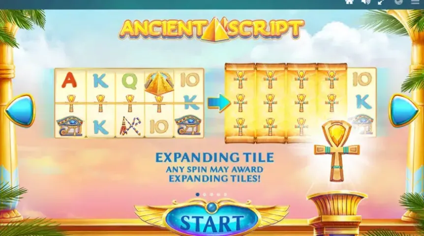 Ancient Script slot screenshot 