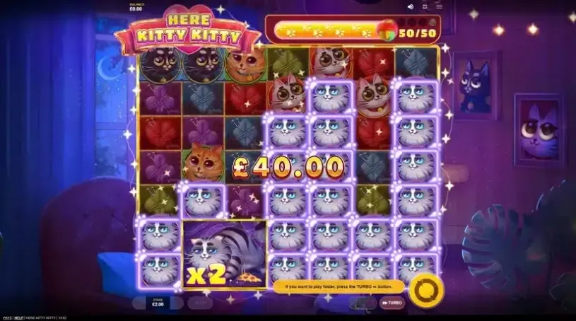 Here Kitty Kitty slot screenshot 
