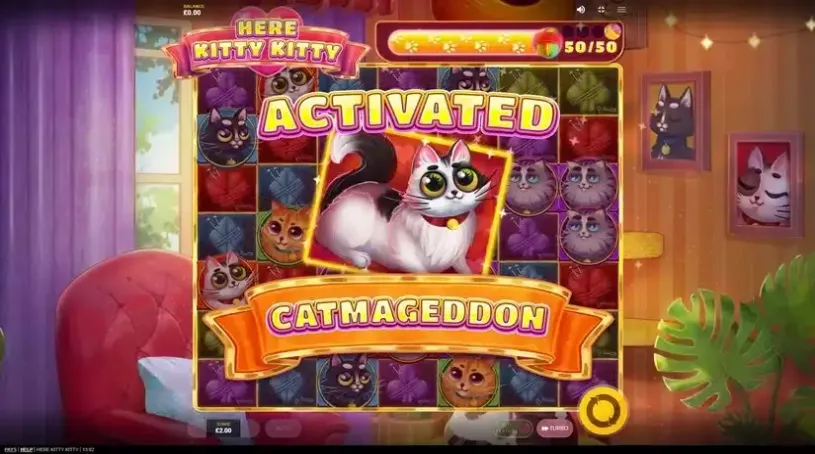 Here Kitty Kitty slot screenshot 2