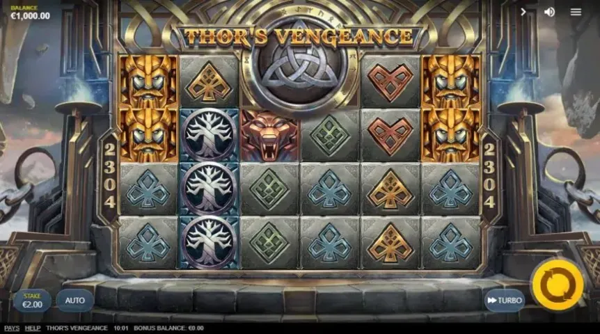 Thors Vengeance slot screenshot 1