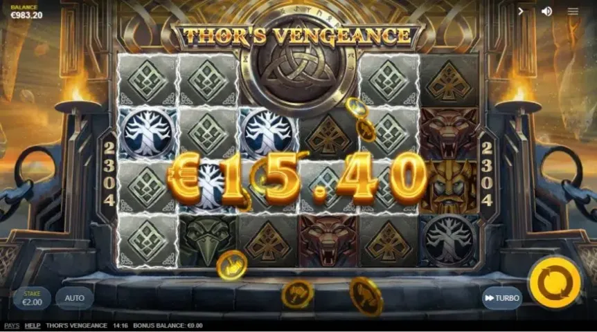 Thors Vengeance slot screenshot 3