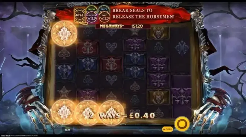 Judgement Day Megaways slot screenshot 2