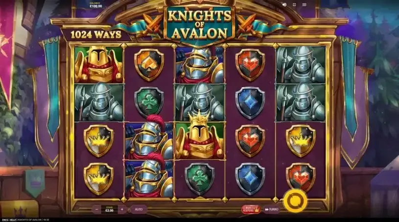 Knights of Avalon slot screenshot 