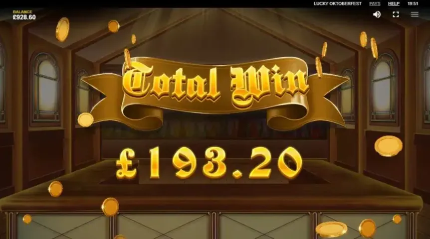 Lucky Oktoberfest slot screenshot 