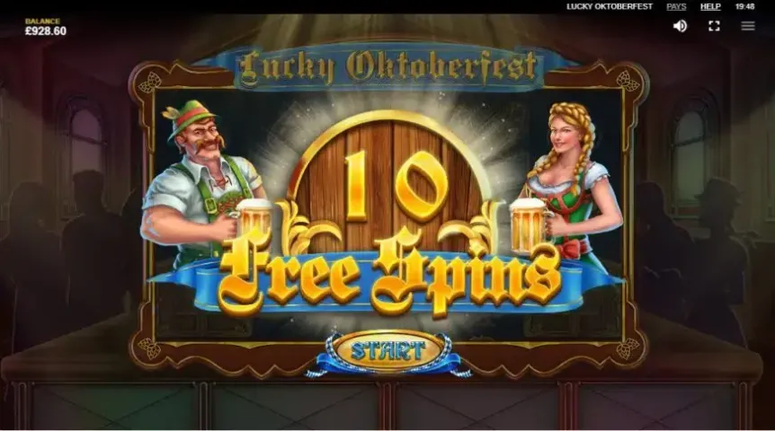 Lucky Oktoberfest slot screenshot 3