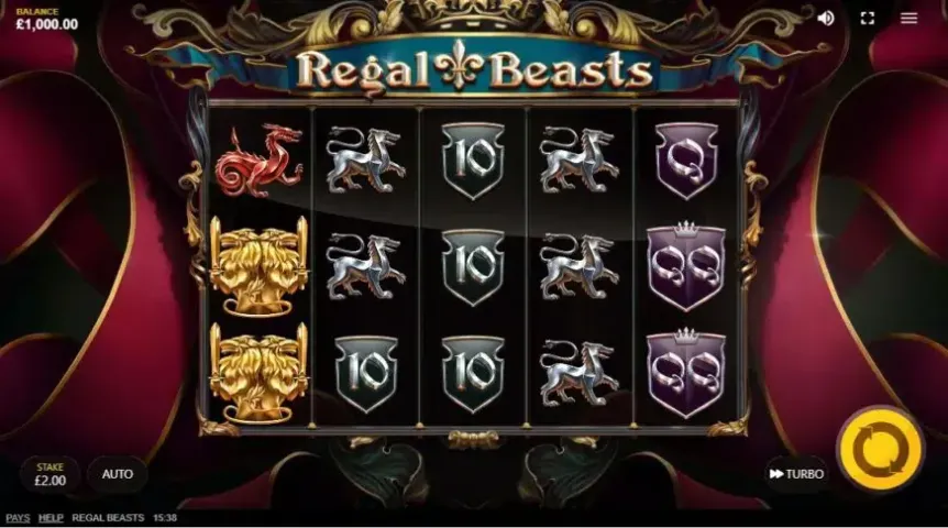 Regal Beasts slot screenshot 1