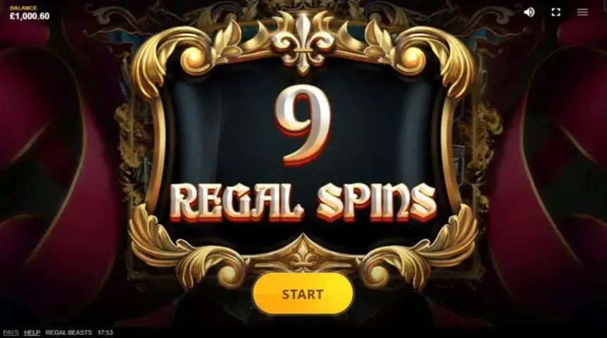 Regal Beasts slot screenshot 2