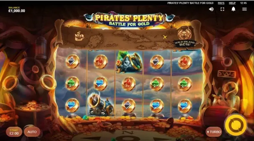 Pirates’ Plenty Battle For Gold slot screenshot 