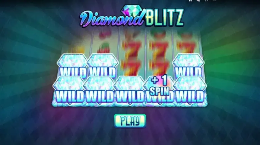 Diamond Blitz slot screenshot 