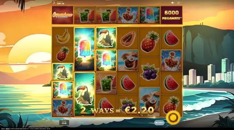 Copacabana Megaways slot screenshot 2