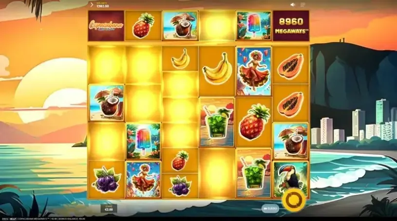 Copacabana Megaways slot screenshot 3