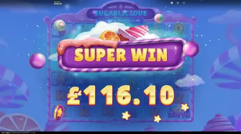 Sugarlicious EveryWay slot screenshot