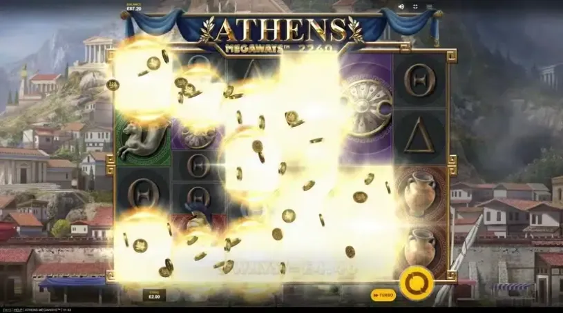 Athens MegaWays slot screenshot 2