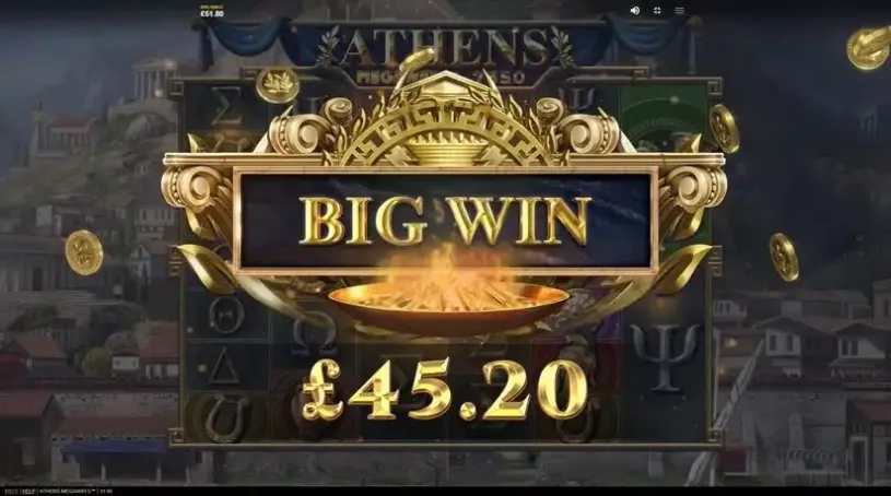 Athens MegaWays slot screenshot 3