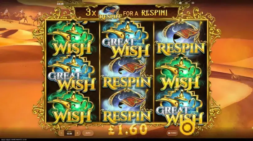 Genie Nights slot screenshot 4