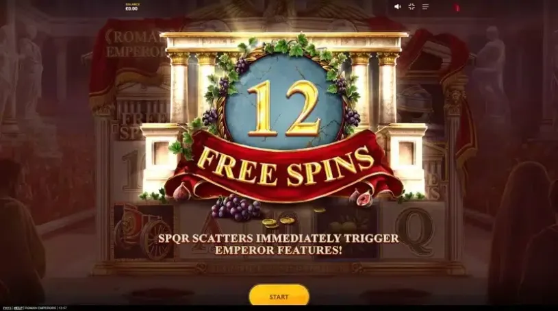 Roman Emperors slot screenshot 3