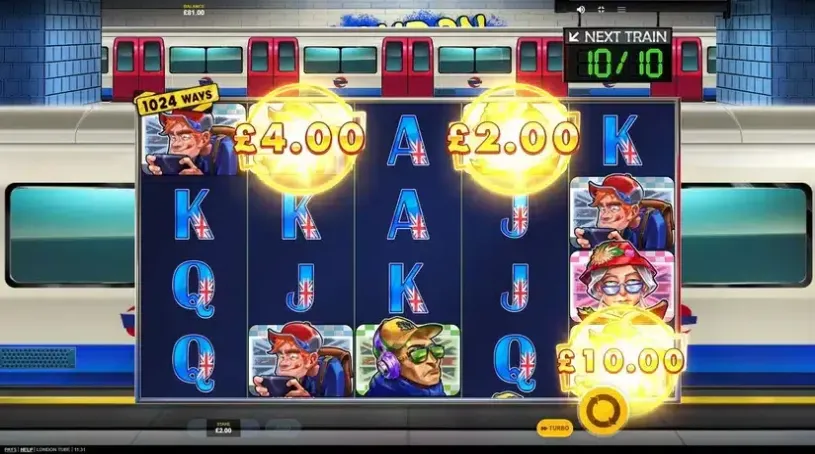 London Tube slot screenshot 3