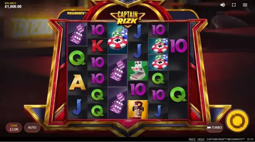 Captain Rizk Megaways slot screenshot 