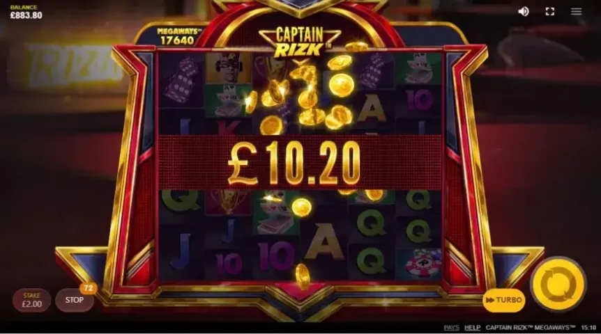 Captain Rizk Megaways slot screenshot 3