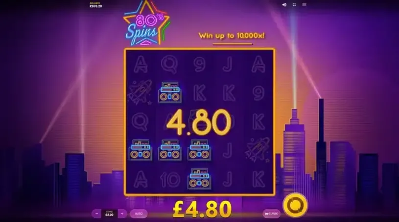 80s Spins slot screenshot 3