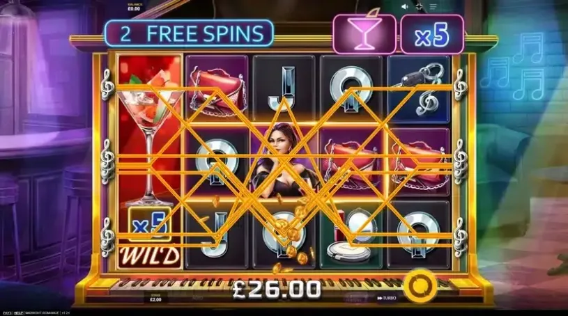 Midnight Romance slot screenshot