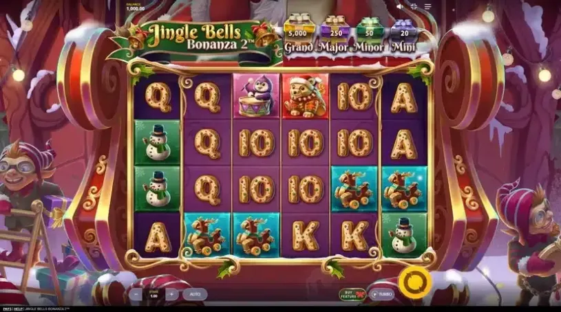 Jingle Bells Bonanza 2 slot screenshot 