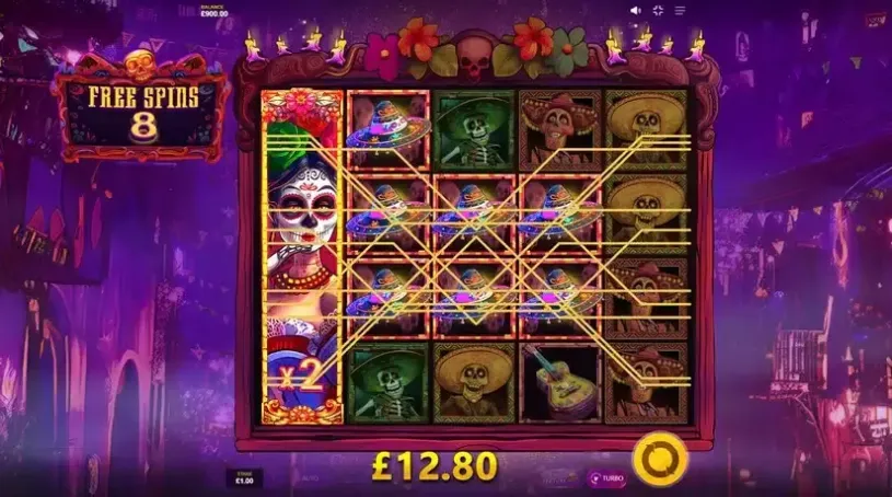 Los Muertos Locos slot screenshot 4