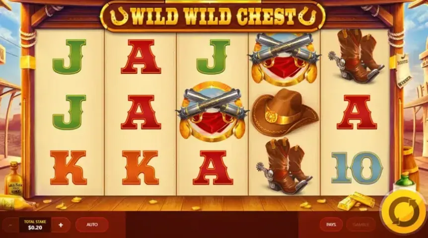 Wild Wild Chest slot screenshot 