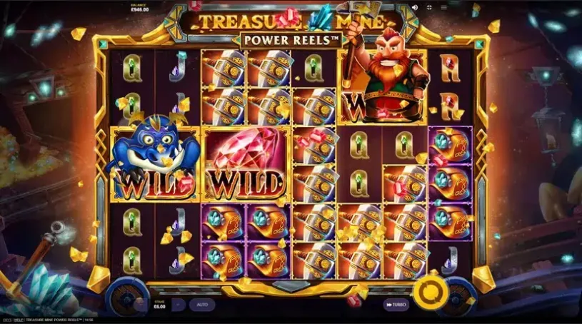 Treasure Mine Power Reels slot screenshot 2