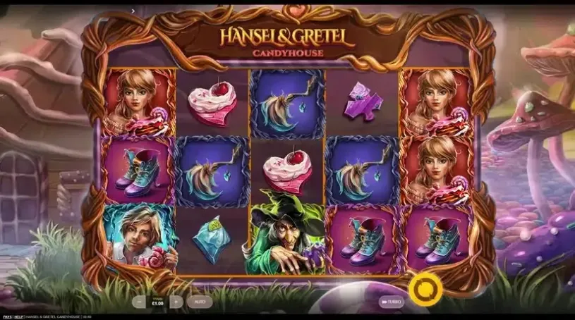 Hansel and Gretel Candyhouse slot screenshot 