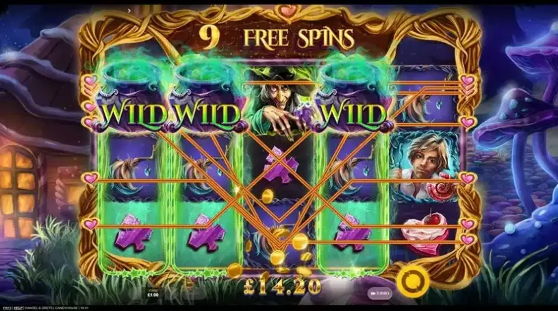 Hansel and Gretel Candyhouse slot screenshot 5