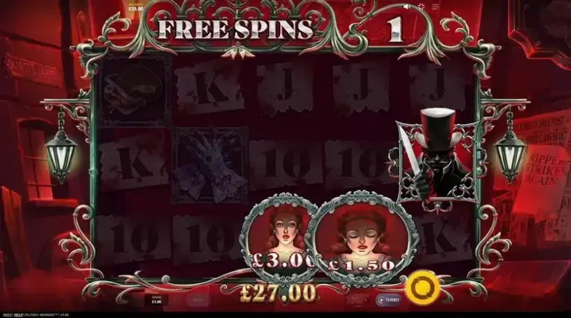 Bloody Murder slot screenshot 