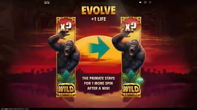 Primate King Megaways slot screenshot 5