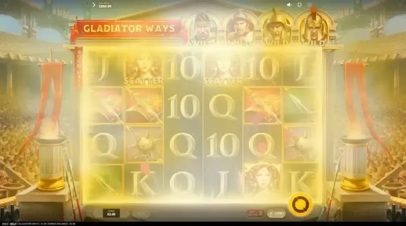 Gladiator Ways slot screenshot 2