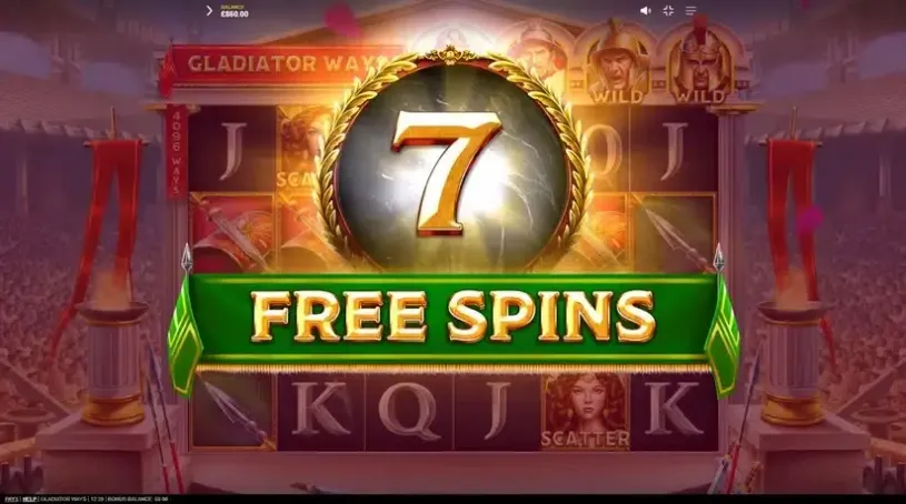 Gladiator Ways slot screenshot 3
