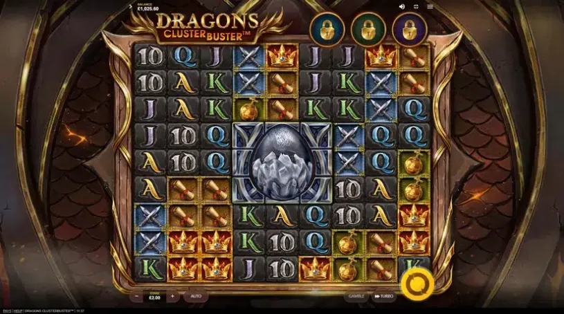 Dragons Clusterbuster slot screenshot 