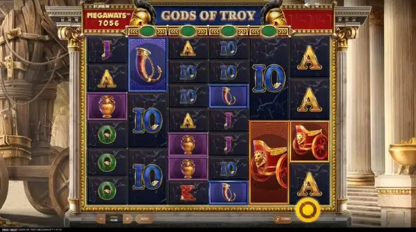 Gods of Troy Megaways slot screenshot 
