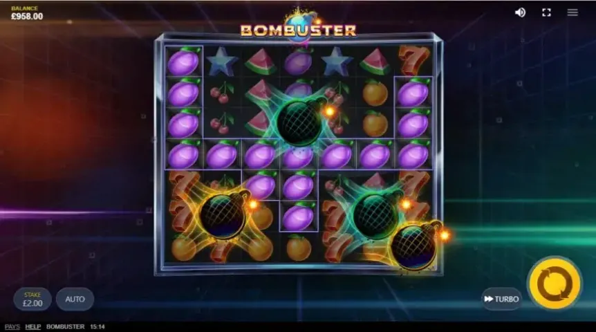 Bombuster slot screenshot 2