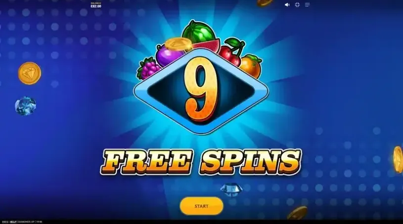 Diamonds Up slot screenshot 3