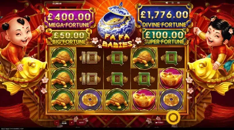 Fa Fa Babies slot screenshot 