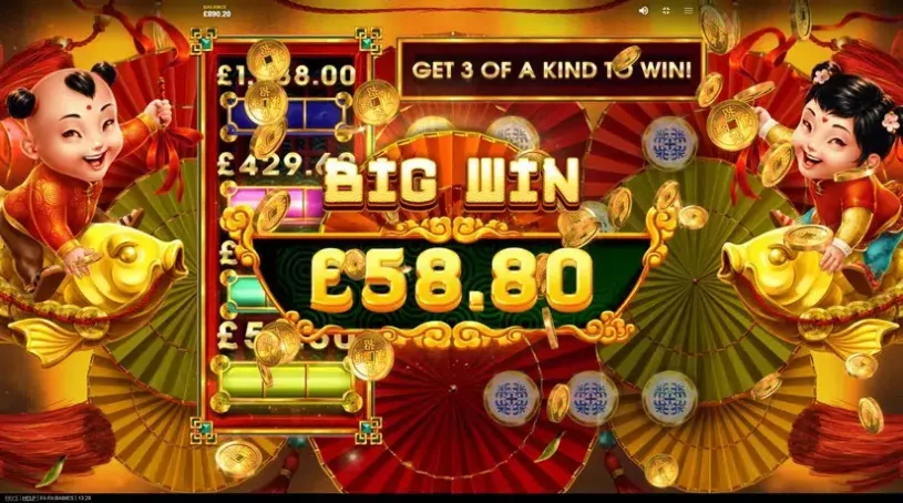 Fa Fa Babies slot screenshot 