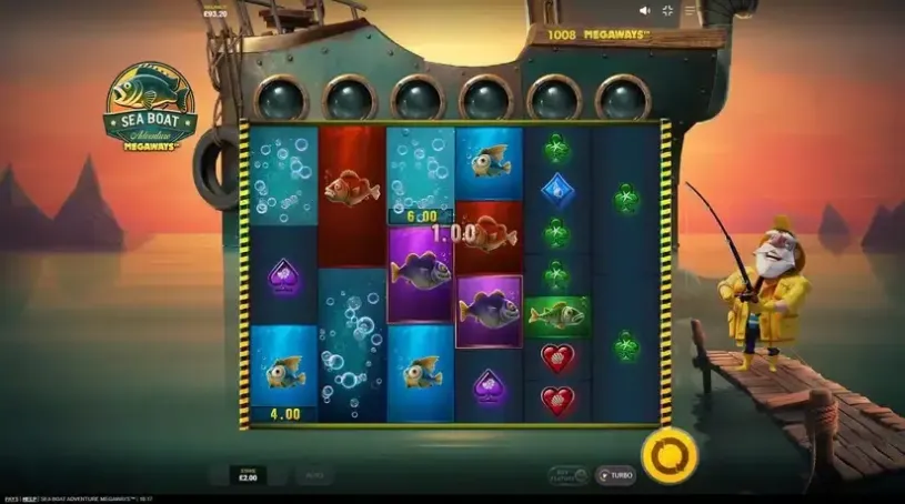 Sea Boat Adventure MegaWays slot screenshot 2