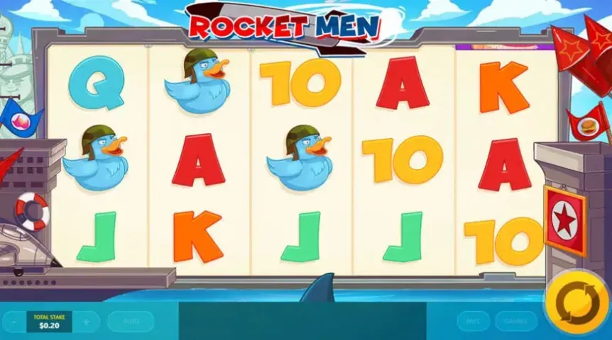 Rocket Men slot screenshot 