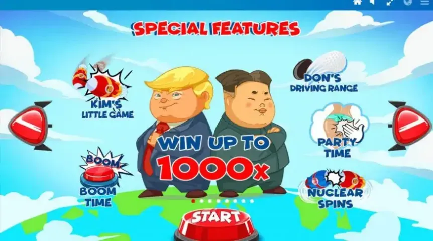 Rocket Men slot screenshot 