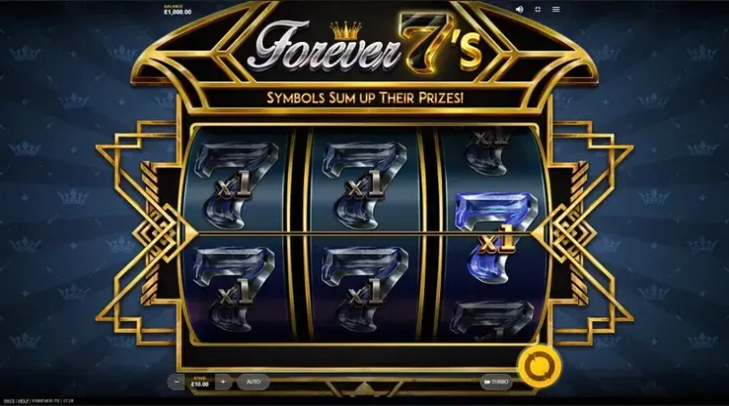 Forever 7s slot screenshot 