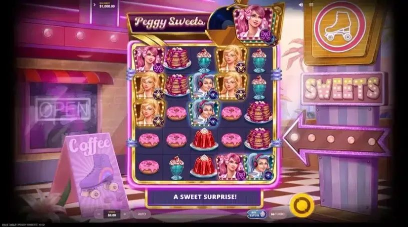 Peggy Sweets slot screenshot 