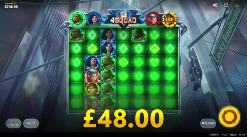 4Squad slot screenshot 4