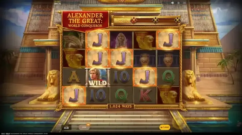 Alexander the Great: World Conqueror slot screenshot
