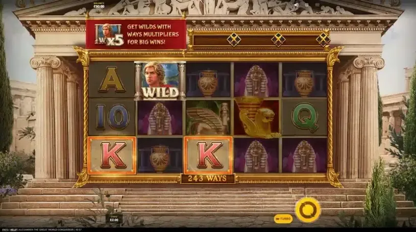 Alexander the Great: World Conqueror slot screenshot 2